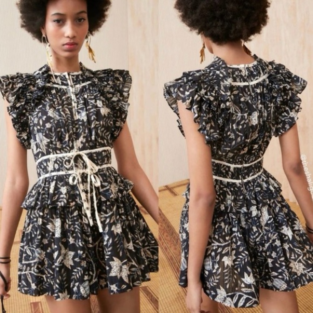 Ulla Johnson Floral Playsuit